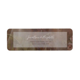 Etiqueta Casamento Floral Vellum Mal-humorado