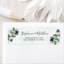 Casamento Legante Eucalyptus Foliage Watercolor