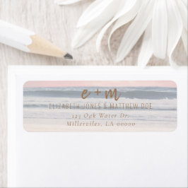 Etiqueta Casamento na Praia do Pôr do Sol | Casamento à Bei