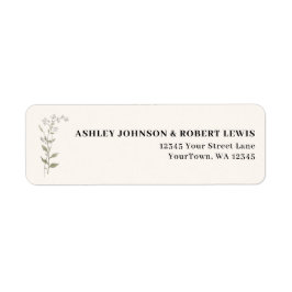 Etiqueta Casamento no Jardim Toscano Retorno Floral Românti