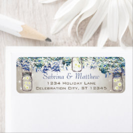 Etiqueta Casamento Rustic Luxe Vintage Peacock