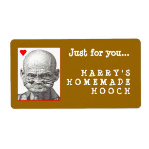 Etiqueta caseiro de Hooch