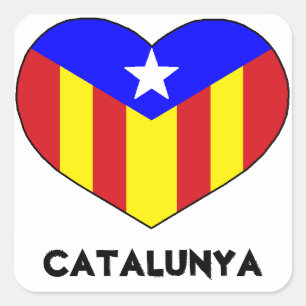 Etiqueta Catalan do estilo do amor