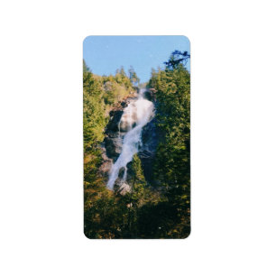 Etiqueta Cataratas Shannon, Squamish, Canadá