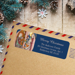 Etiqueta Católica Medieval Feliz Natal Epiphany Magi