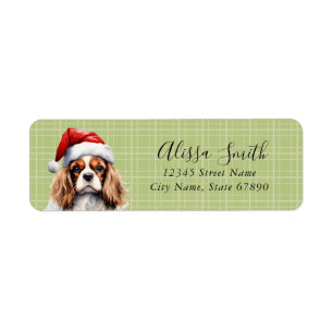 Etiqueta Cavalier King Charles Spaniel Endereço Labels
