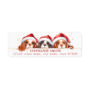 Etiqueta Cavalier King Charles Spaniel Endereço Labels