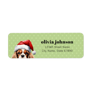 Etiqueta Cavalier King Charles Spaniel Endereço Labels
