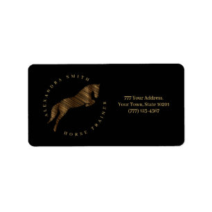 Etiqueta Cavalo de Pulso Cavalo Escrivado Formador de c