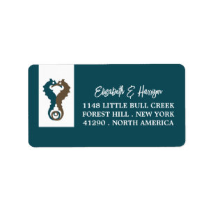 Etiqueta Cavalo-do-mar Romance, Casamento de praia