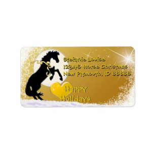 Etiqueta Cavalos do Coração V Feriado (Estrelas do Ouro)