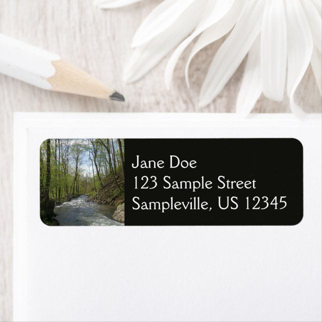 Etiqueta Cedar Run no White Oak Canyon (Insitu)