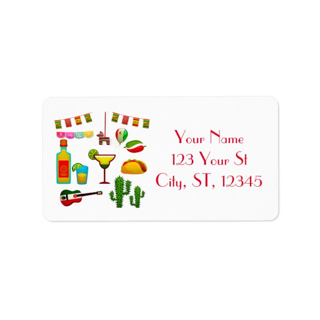 Etiqueta Celebração Cinco de Mayo Thunder_Cove (Frente)