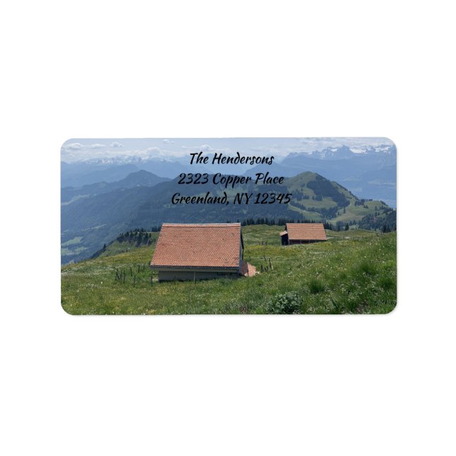 Etiqueta Celeiros Antigos de Rigi Kulm (Frente)