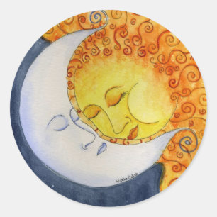 Etiqueta celestial do abraço