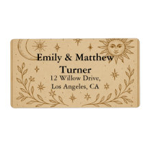 Celestial Wedding Sun e Moon Design