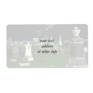 Etiqueta Cemitério antigo