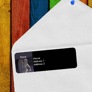 Etiqueta Cemitério Gótico Stone Angel Peace Return Endereço