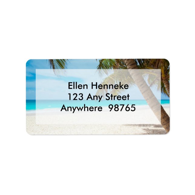 Etiqueta Cena de Praia 1 (Frente)