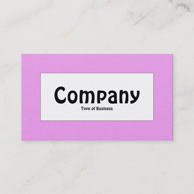 Etiqueta central - Canvas pintada lilac (Frente)