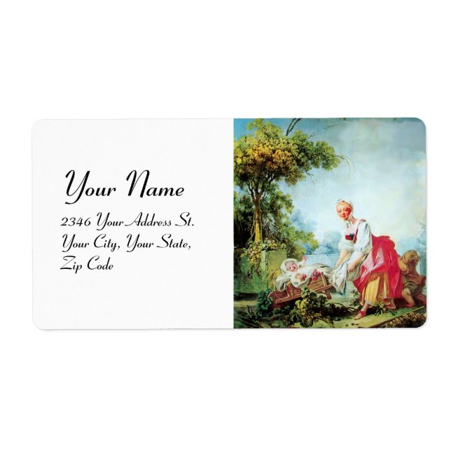 ETIQUETA CHÁ DE FRALDAS COLORIDO (Frente)