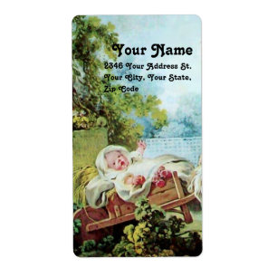 ETIQUETA CHÁ DE FRALDAS COLORIDO