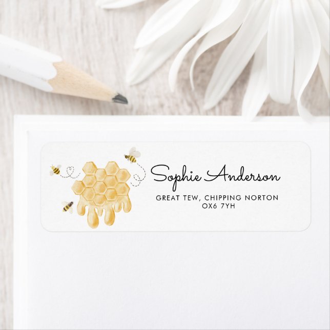 Etiqueta Chá de fraldas de abelhas (Insitu)