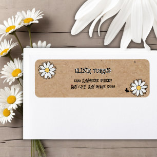 Etiqueta Chá de fraldas de Artesanato Minimalista da Daisy