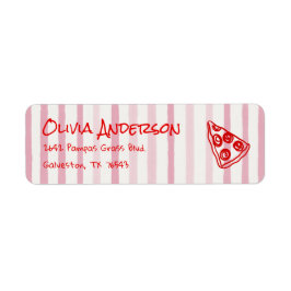 Etiqueta Chá de fraldas de diversão de entrega especial de 