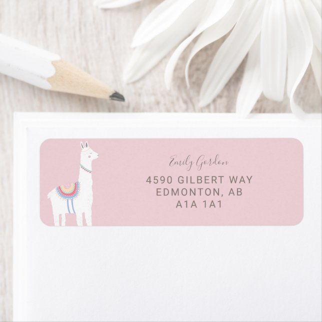 Etiqueta Chá de fraldas de Llama fofa e marrom (Insitu)