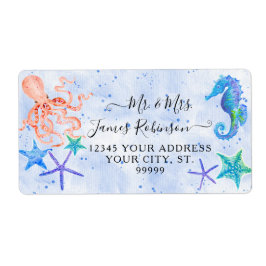 Etiqueta Chá de fraldas de Peixe-Estrelado de Octopus Seaca