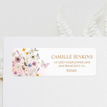 Chá de fraldas Floral de Jardim Butterfly