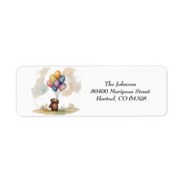 Etiqueta Chá de fraldas Neutro De Gênero Considerado