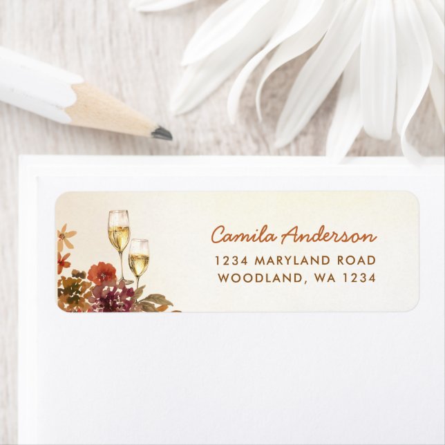 Etiqueta Chá de Noiva Boho Floral (Insitu)