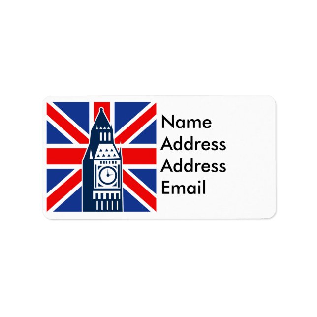 Etiqueta Chamada de Londres (Frente)