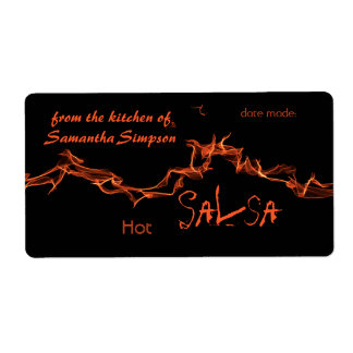 Etiqueta Chamas - Canning Personalizada