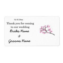 Etiqueta Cherry Blossom Wedding Souvenirs Gifts Giveaways