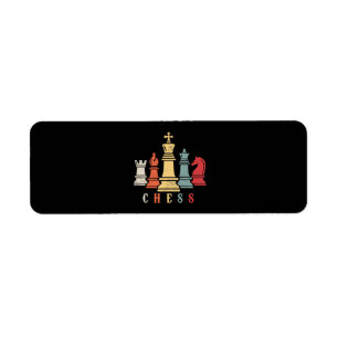 Etiqueta Chess Lover Presente do Xadrez Set Checkmate