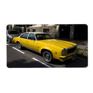 Etiqueta Chevrolet Malibu Clássico