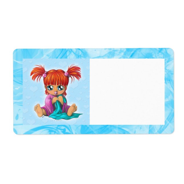 Etiqueta Chibi Baby (Frente)