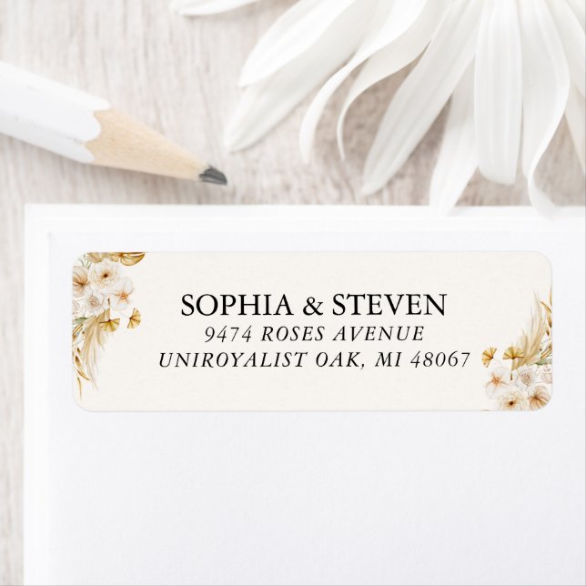 Etiqueta Chic Boho Wedding with Beige and Yellow Blooms (Insitu)