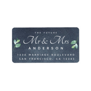 Etiqueta Chic Script Foliage Future Mr.