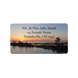 Etiqueta Chincoteague Sunset I Virginia Landscape