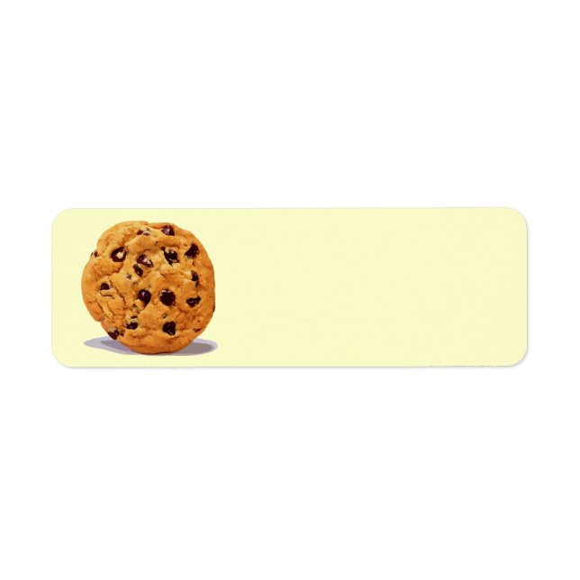 ETIQUETA CHOCOLATE CHIP COOKIE TREAT DESSERVE SNACK DIGITAL (Frente)