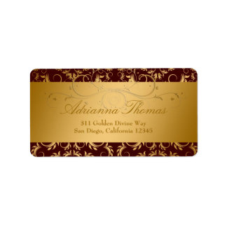 Etiqueta Chocolate Divino 311-Ouro