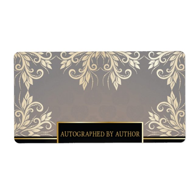 Etiqueta Chocolate e Dourado (Frente)