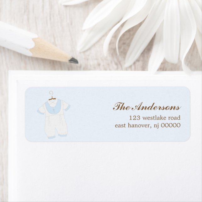 Etiqueta Christening Baptism Labels (Insitu)