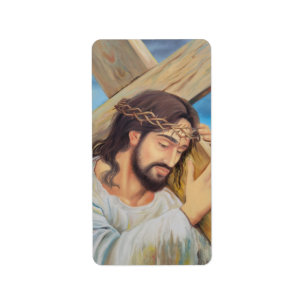 Etiqueta Christian Faith Jesus Cristo