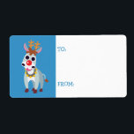 Etiqueta Christmas Shane, o Donkey<br><div class="desc">Shane, o burro é um Leo que ama uma boa piada. Ele tem tanta diversão sendo humorístico que às vezes é duro para ele realmente ser sério, mesmo quando ele provavelmente deveria ser. Sua cor favorita é o ouro, principalmente porque o lembra dos doces que ele tanto ama. Shane é...</div>