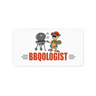 Etiqueta Churrasco engraçado